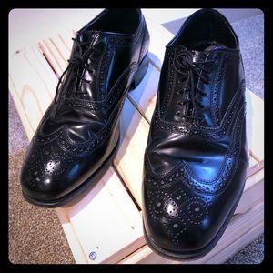 Florsheim Black Wingtip Dress shoes size 12 11617